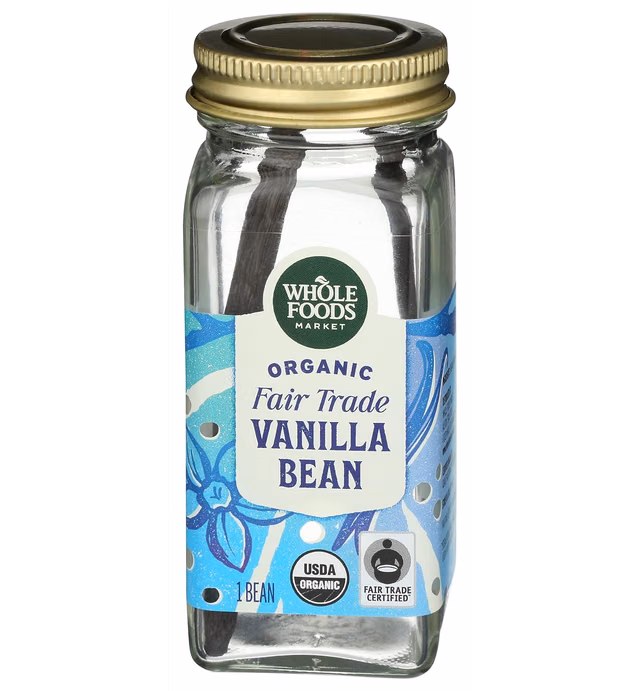 Whole Foods Market, Organic Fair Trade Vanilla Bean, 1 ct