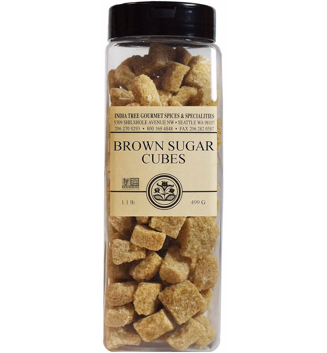 India Tree Brown Sugar Cubes, 1.1 lb (Pack of 1)