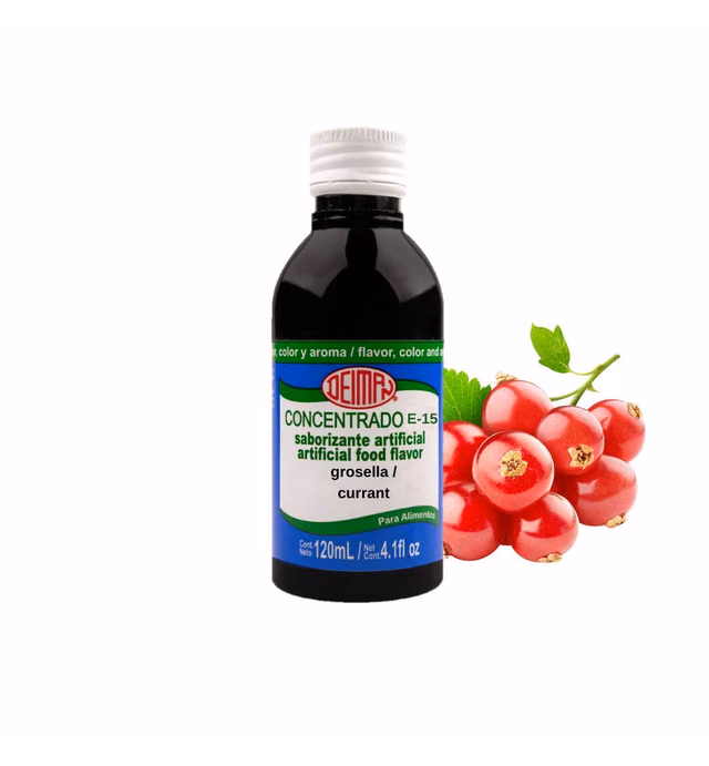 Deiman Artificial Food Flavoring Currant Concentrate E-15 (4 fl oz)