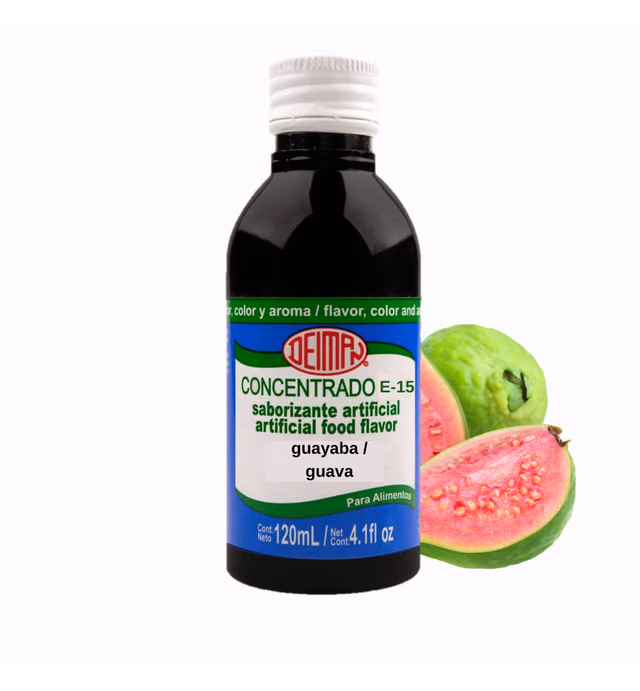 Deiman Artificial Food Flavoring Guava E-15 (4 fl oz)