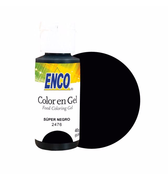 ENCO Gel Food Coloring 1.41 oz (Super Black)