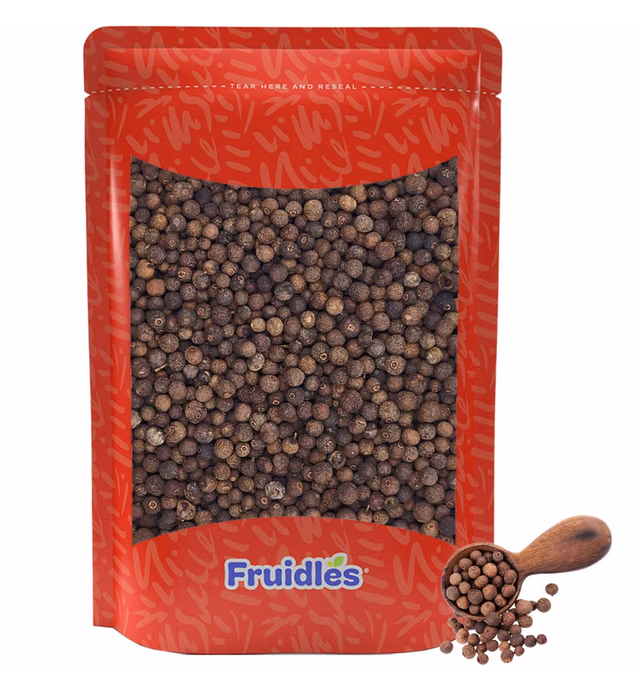 Whole Allspice Berries, Jamaican Pepper, Non-GMO, Multipurpose Berry, Freshly Packed in a Resealable Bag 6oz