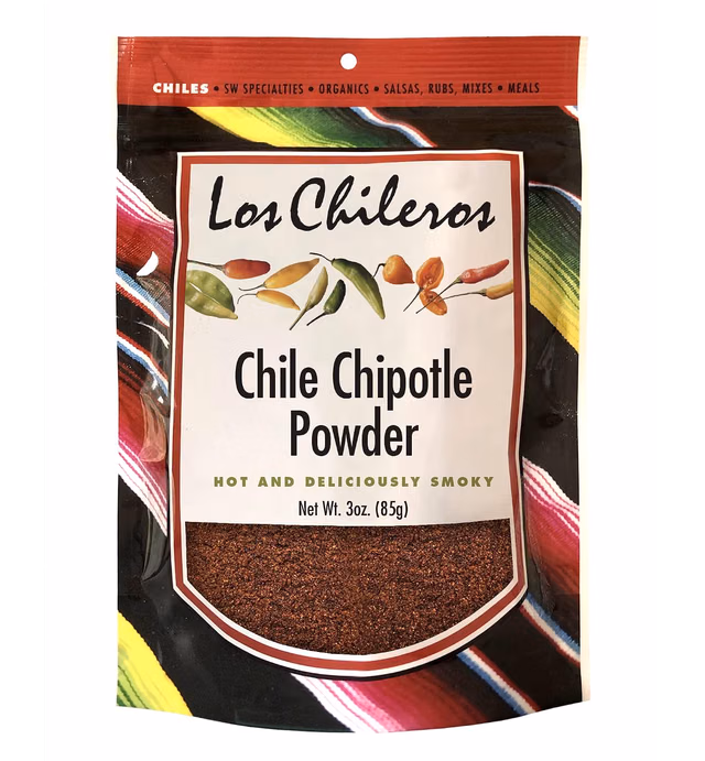Los Chileros Chile Chipotle, Powder, 3 Ounce