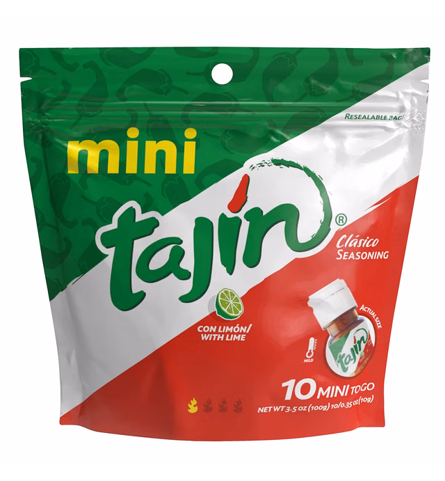 Tajin Clásico Seasoning Mini Pouch 0.35 oz (Pack of 2)