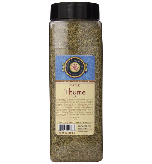 Spice Appeal Thyme, Whole, 9 Ounce