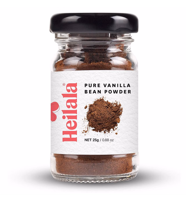 Pure Ground Vanilla Bean Powder - Heilala Vanilla, Premium Vanilla Powder, Made Using 100% Ground Madagascar Vanilla Beans Grade A Bourbon Variety, Sustainably and Ethically Sourced Vanilla Bean Pods, Hand-Picked from the Kingdom of Tonga - 0.88 oz