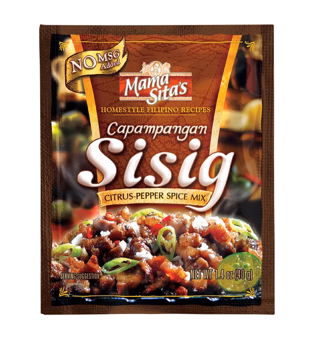 Mama Sita’s Capampangan Sisig Mix (Citrus-Pepper Spice) 40g