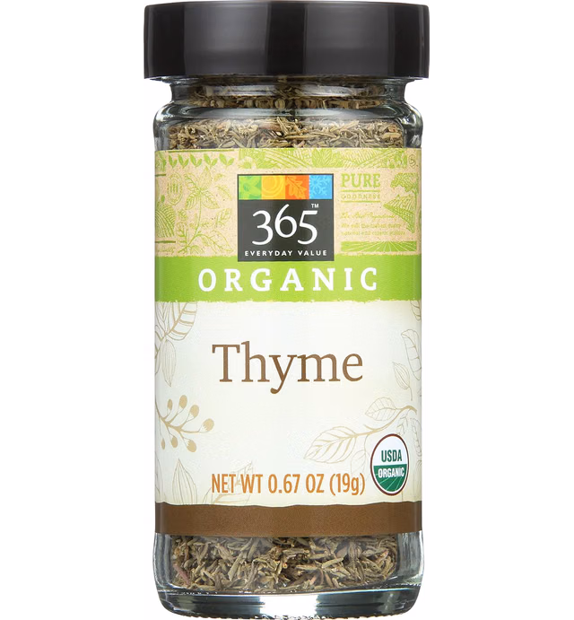 365 Everyday Value, Organic Thyme, 0.67 oz
