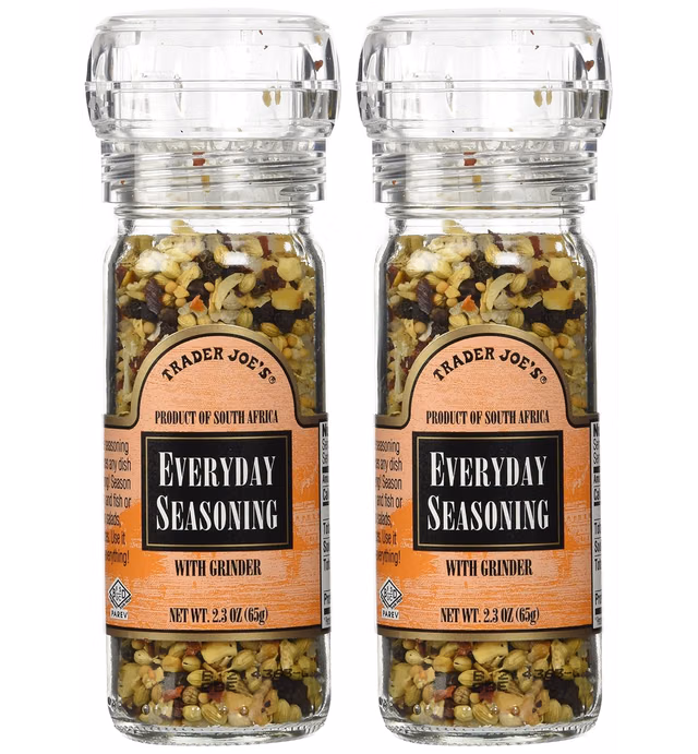 Trader Joe's Everyday Seasoning with Grinder 2.3 oz Pack of 2