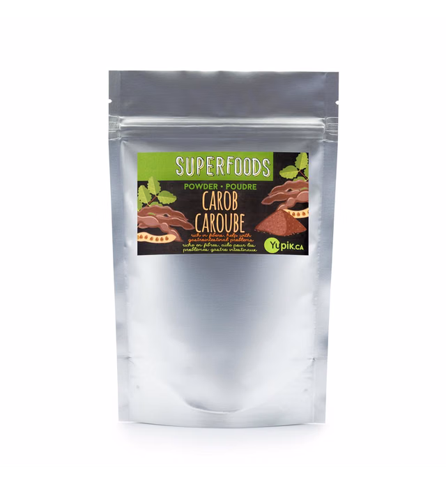 Yupik Organic Pure Carob Powder Superfood, 8.8 Ounce