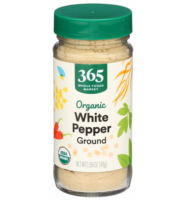 365 by Whole Foods Market, Pepper White Ground Organic, 1.69 Ounce