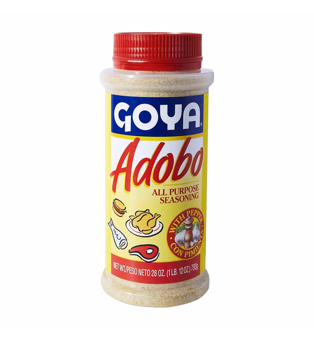 Goya Adobo All Purpose Seasoning with Pepper Extra Large 28 oz Shakeable Canister