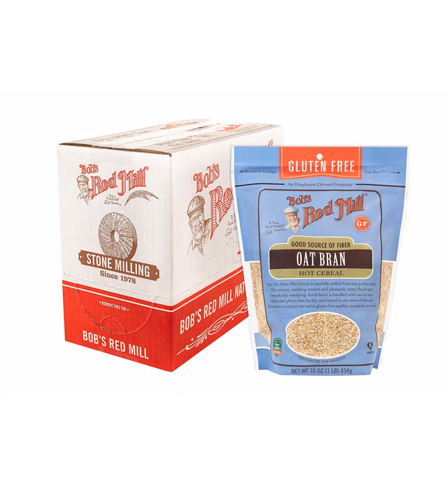 Bob's Red Mill Gluten Free Oat Bran, 16-ounce (Pack of 4)