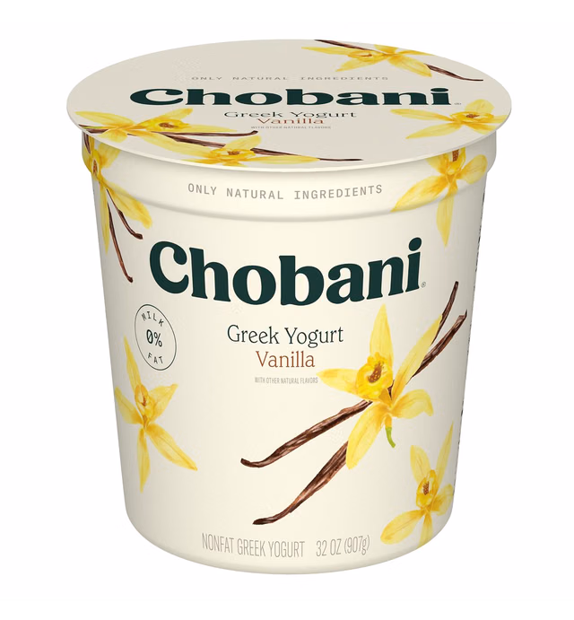Chobani® Vanilla Non-Fat Greek Yogurt 32oz