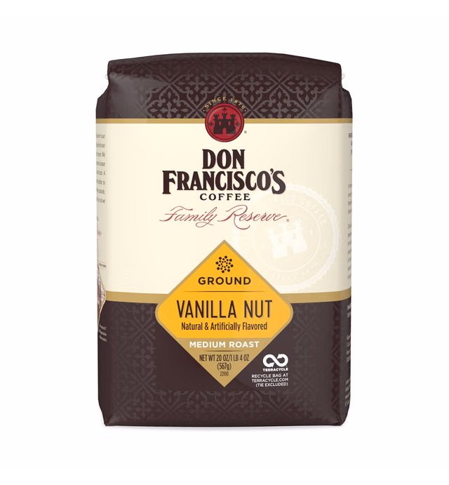 Don Francisco's Vanilla Nut Flavored Ground Coffee (20 oz Bag)