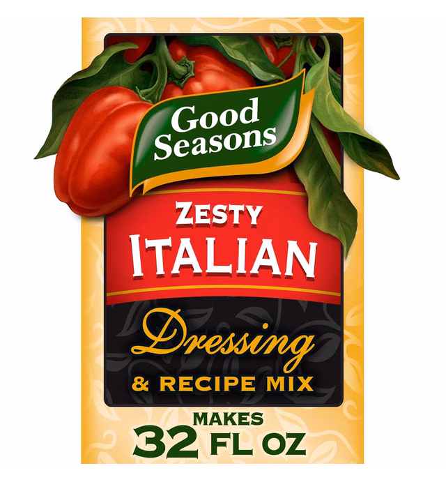 Good Seasons Zesty Italian Dressing & Recipe Seasoning Mix, 4 ct Packets