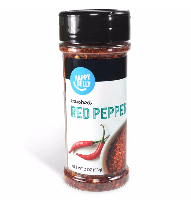 Amazon Brand - Happy Belly Red Pepper Crushed, 2 Oz