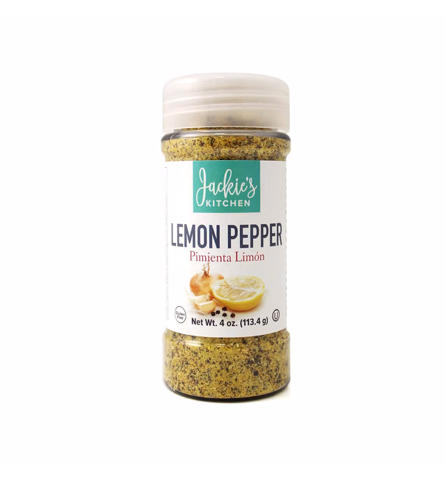 Jackie's Kitchen Lemon Pepper, 4 Ounce