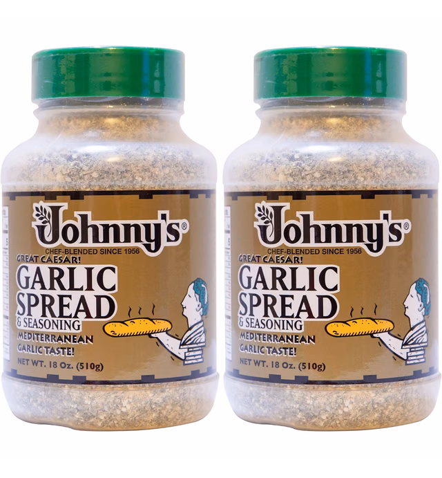 Johnny's Garlic Spread & Seasoning, 18 Oz (Pack of 2)