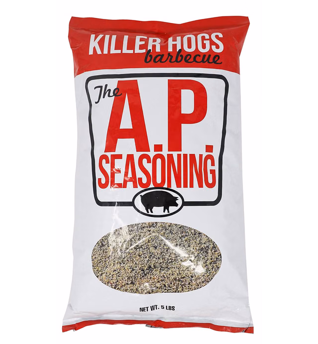 Killer Hogs AP Seasoning | Championship BBQ and Grill All Purpose Seasoning for Beef, Steak, Burgers, Pork, and Chicken | Salt, Pepper, Garlic (SPG) | 5 Pounds