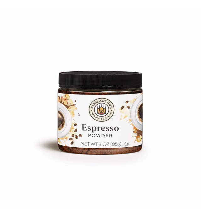 King Arthur, Espresso Powder, Certified Kosher, Reusable Plastic Jar, 3 Ounces