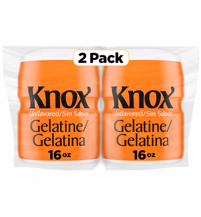 Knox Unflavored Gelatin Duel Pack (2 ct Pack, 16 oz Canisters)