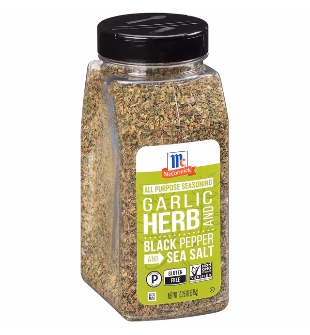 McCormick Garlic, Herb and Black Pepper and Sea Salt All Purpose Seasoning, 13.25 oz
