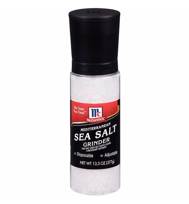 McCormick Mediterranean Sea Salt Grinder, 13.3 oz