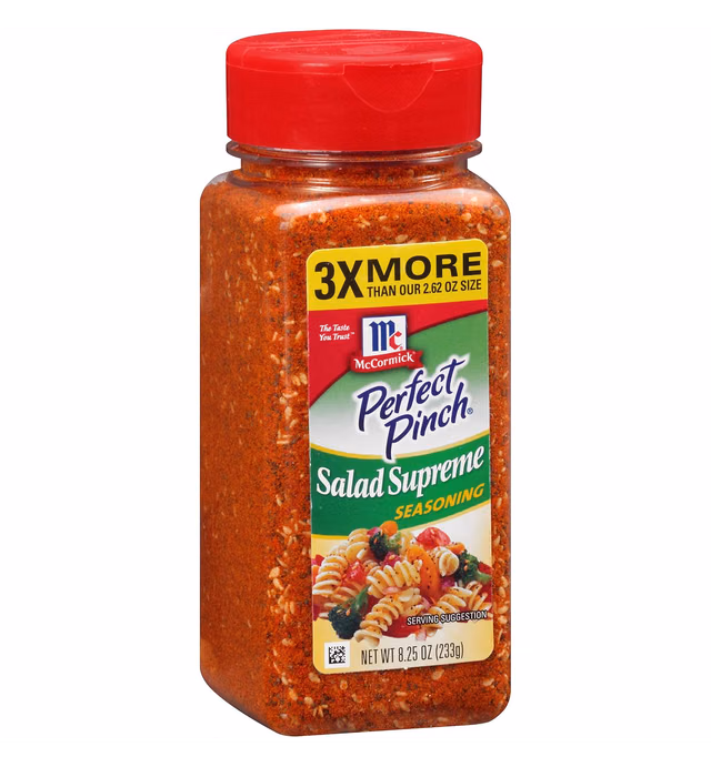 McCormick Perfect Pinch Salad Supreme Seasoning, 8.25 oz