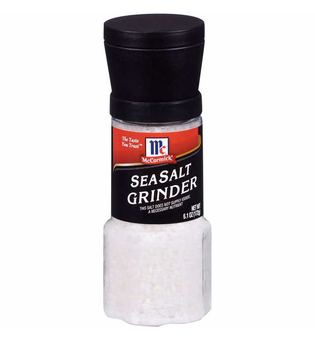 McCormick Sea Salt Grinder, 6.1 oz