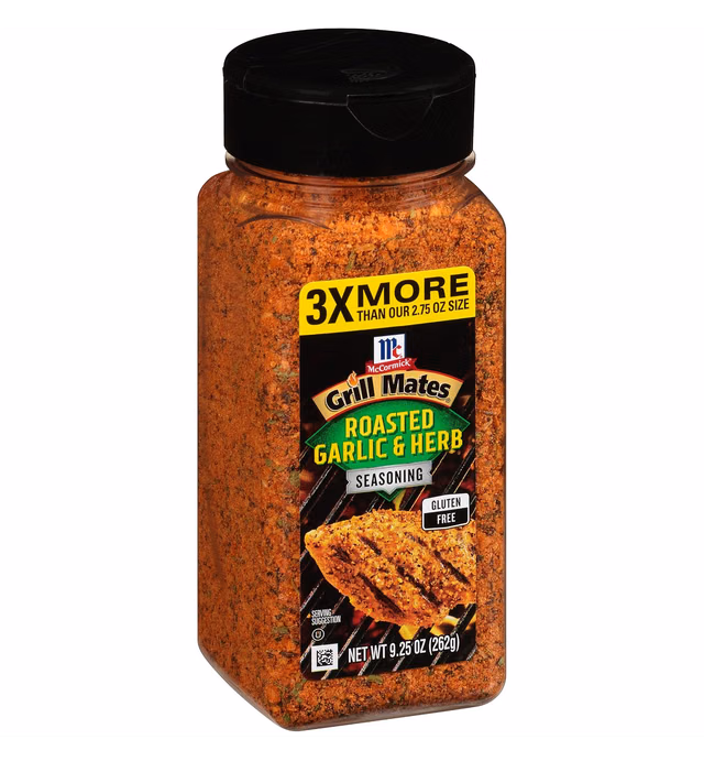McCormick Grill Mates Roasted Garlic & Herb Seasoning, 9.25 oz