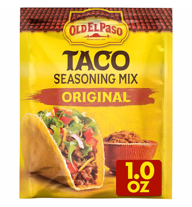 Old El Paso Taco Seasoning Mix, Original Flavor, 1 oz.