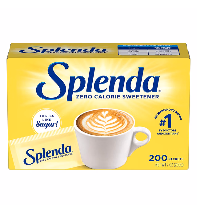 Splenda No Calorie Sweetener, 200 Count Packets