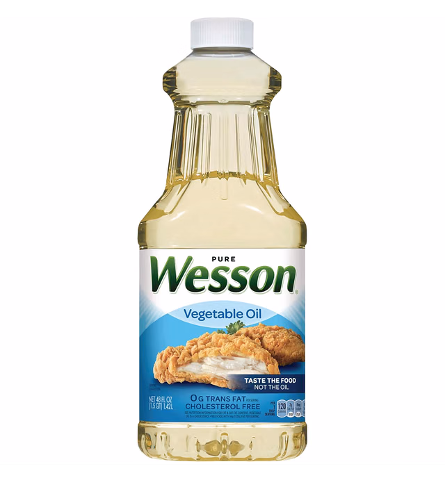 Wesson, Pure Vegetable Oil, 48 fl oz