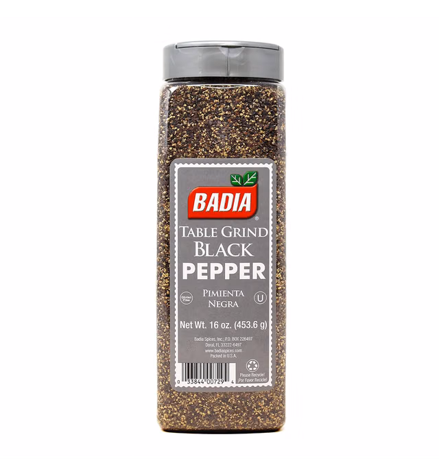Badia Black Pepper Table Grind, 16 Ounce