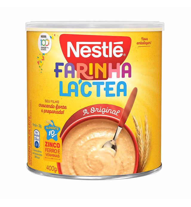 Nestle Farinha Lactea Cereal Flour 400g (14.11 Oz)