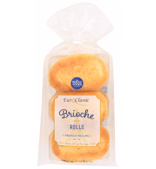 Whole Foods Market, Brioche Rolls, 6 ct