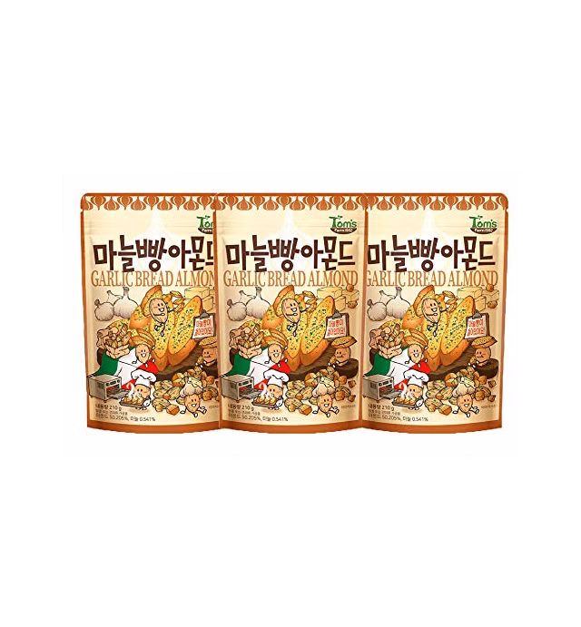 Korea Gilim Tom's Farm GarlicBread Flavor 7.4oz(3Pack)