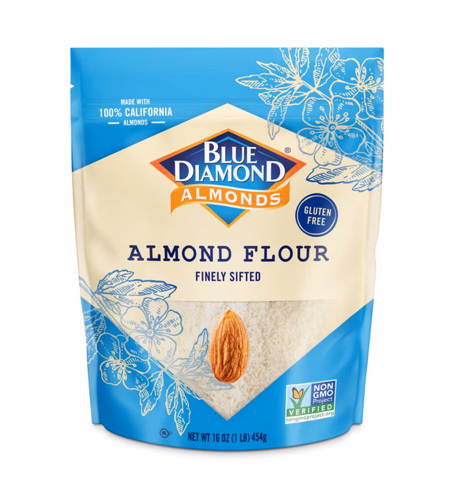 Blue Diamond Almonds, Almond Flour, Gluten Free, Blanched, Finely Sifted, 1 Lb