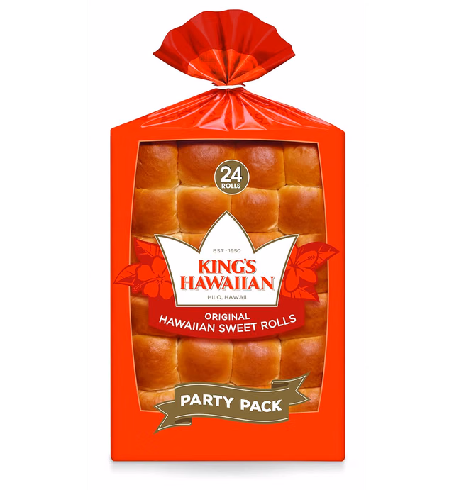 King's Hawaiian Original Hawaiian Sweet Rolls, 24 Count