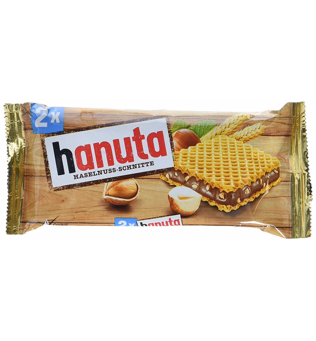 Ferrero Hanuta Wafers with Hazelnut Cream, 18x 2pcs (36pcs)