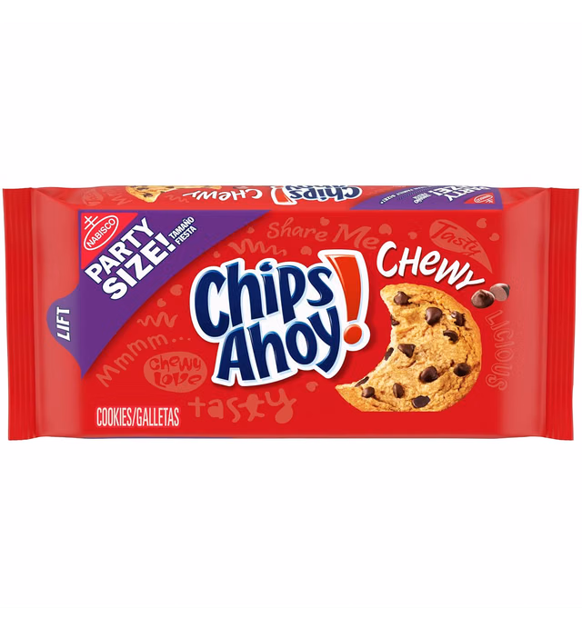 Chips Ahoy! Chocolate Chip Cookies, Party Size, 26 oz