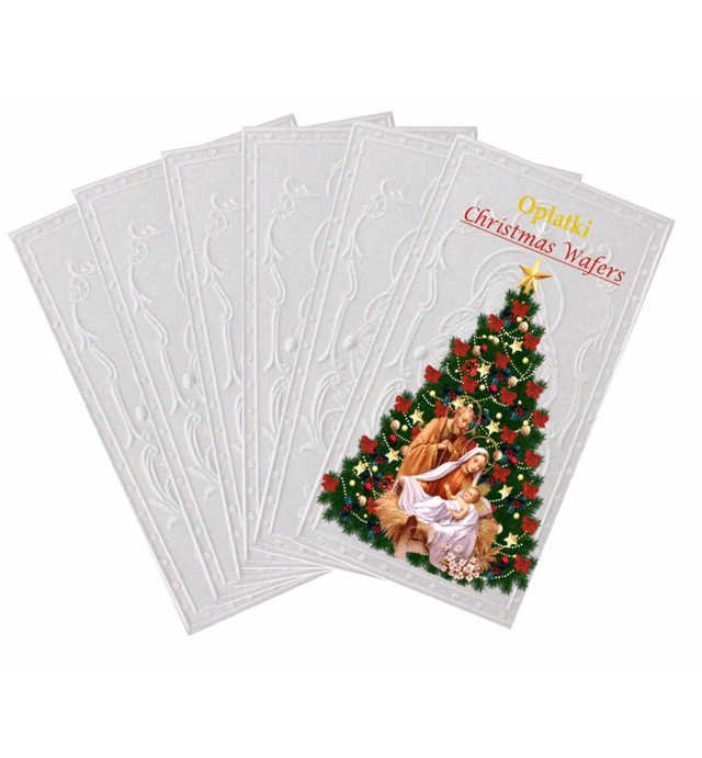 OPLATKI Traditional Christmas Wafers, Set of 6
