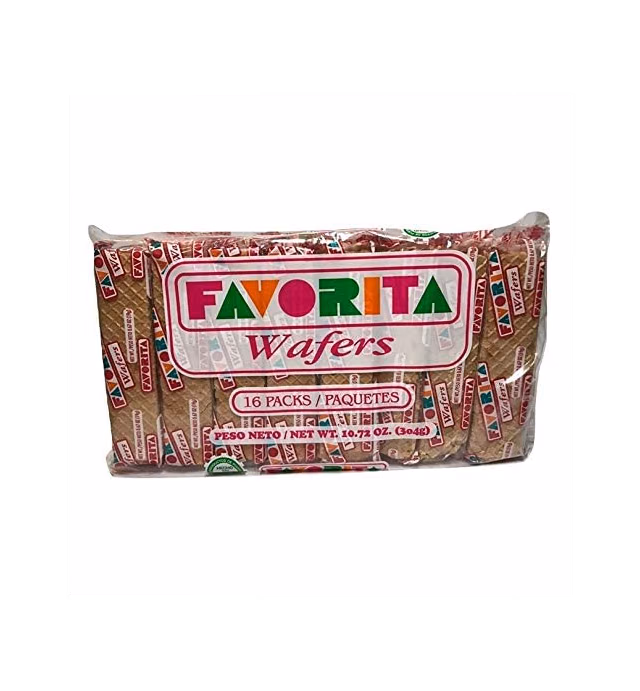 (16 Pk.) of Favorita Wafers (Galletas Favorita from Puerto Rico)