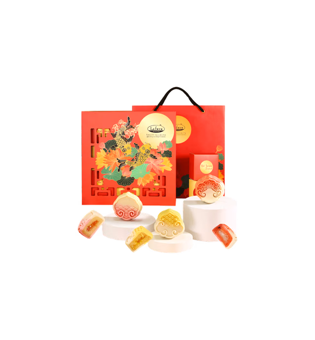 幻彩月餅 白玉香柚 : Grapefruit Duo Gradient Moon Cake