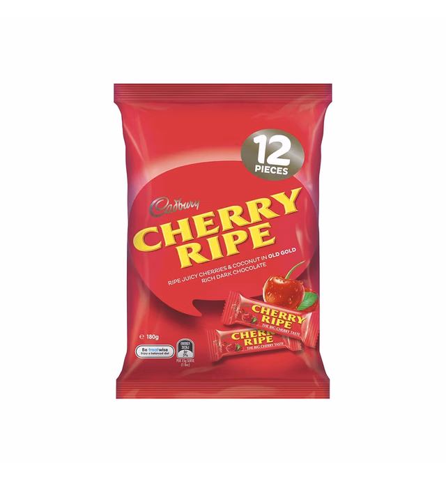 Cadbury Cherry Ripe 180g.