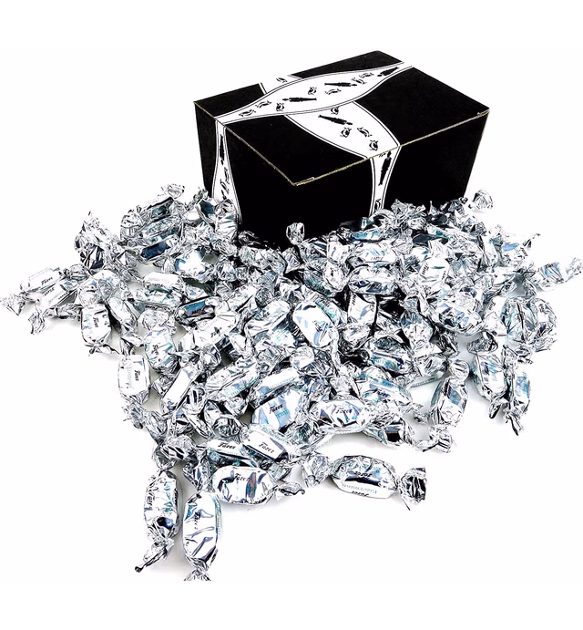 Fazermint Chocolate Creams, 2 lb Bag in a BlackTie Box