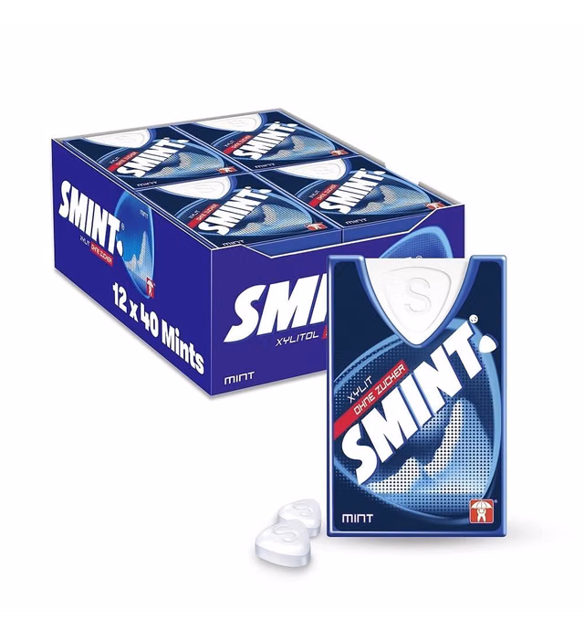 Smint Dental Mint Flavour Sugar Free with Xylitol 8g. (12 Matches Box)