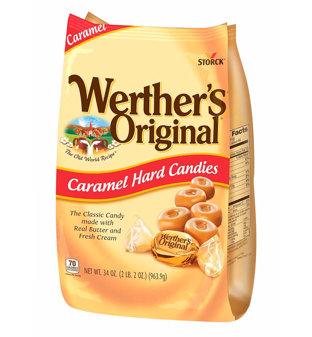 Werther's Original, Hard Candies, 34 Oz