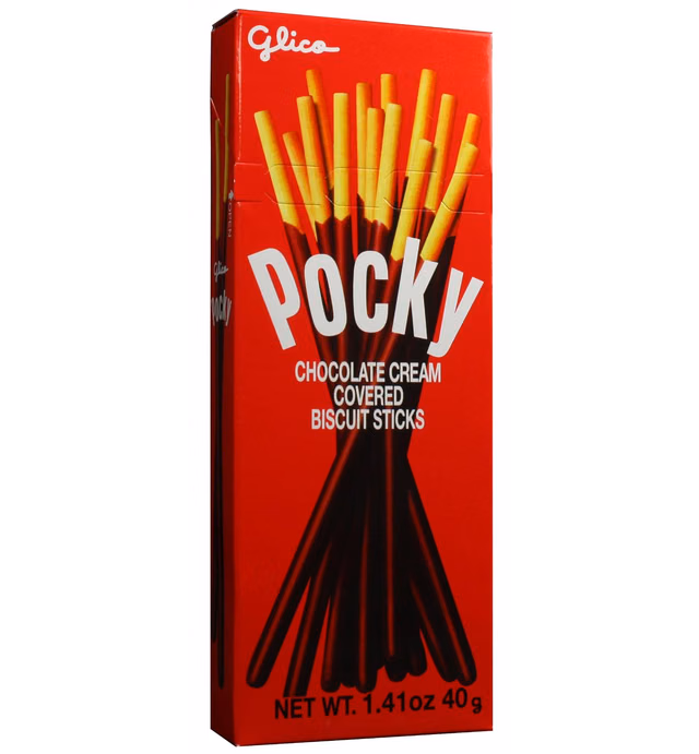 Glico Pocky Chocolate, 1.41-Ounce Boxes (Pack of 20)